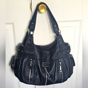 Black Hobo style Handbag